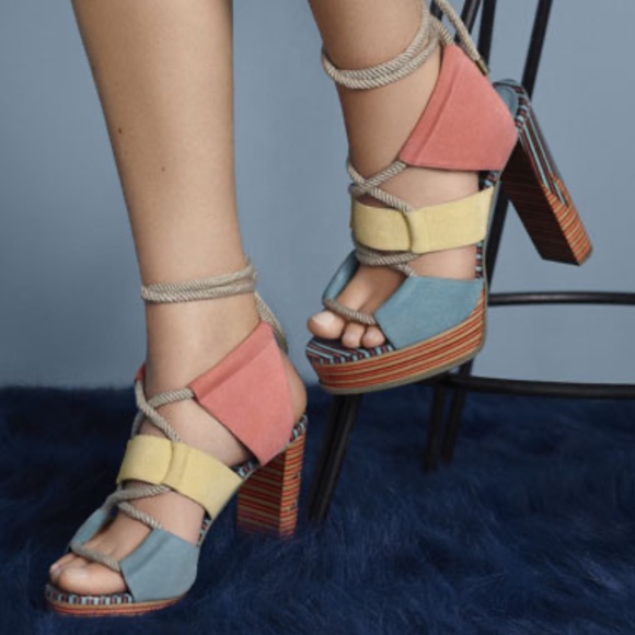 Jimmy Choo Shoes - NEW 5.5 / 35.5 Jimmy Choo Halley Suede Platform